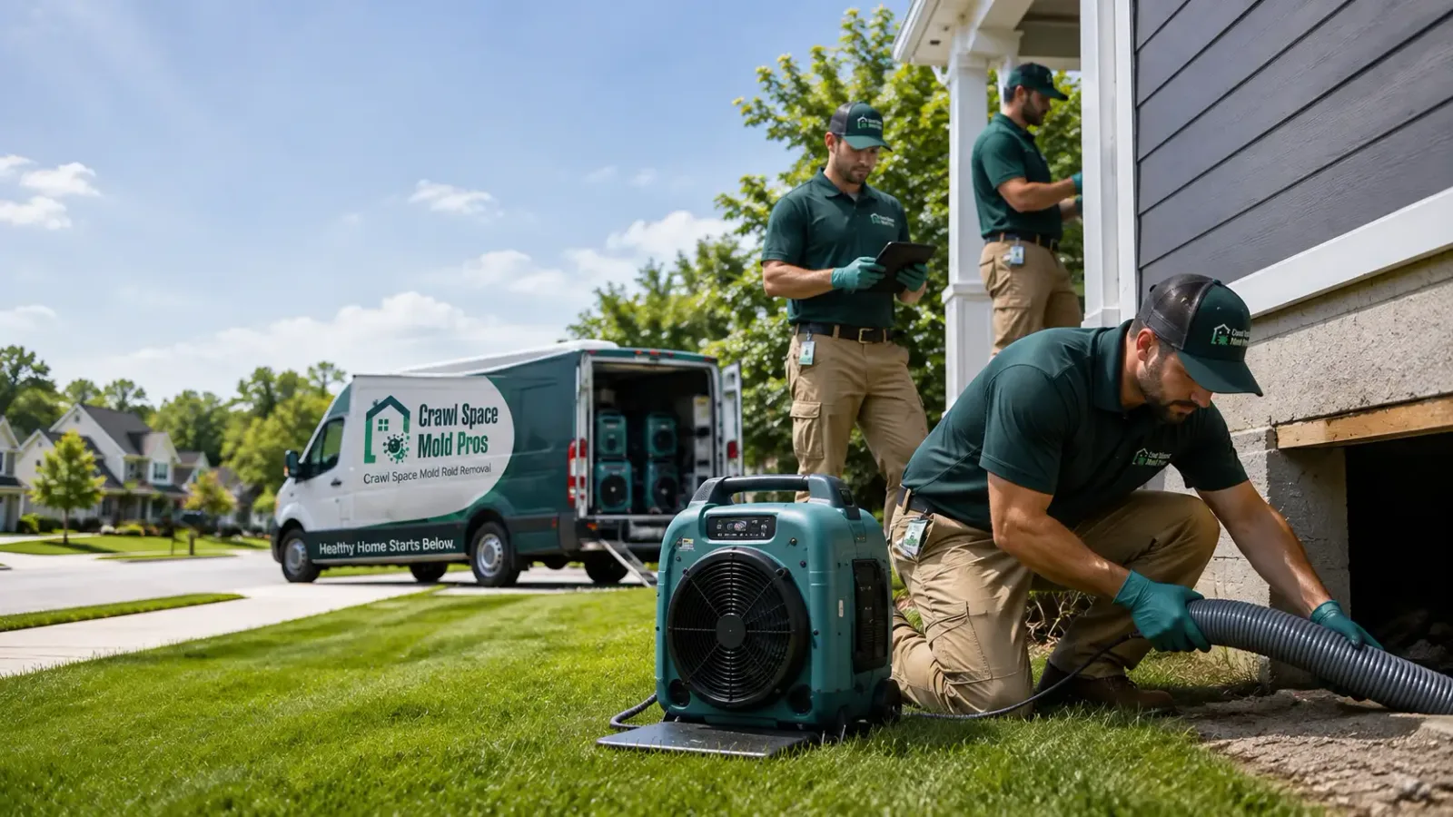 Crawl Space Mold Removal in Brewster, MN